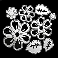 OOTSR Troqueles de corte de flores- Plantillas de corte de metal con diseño de flor 3D para Scrapbooking-Relieve-Álbum…